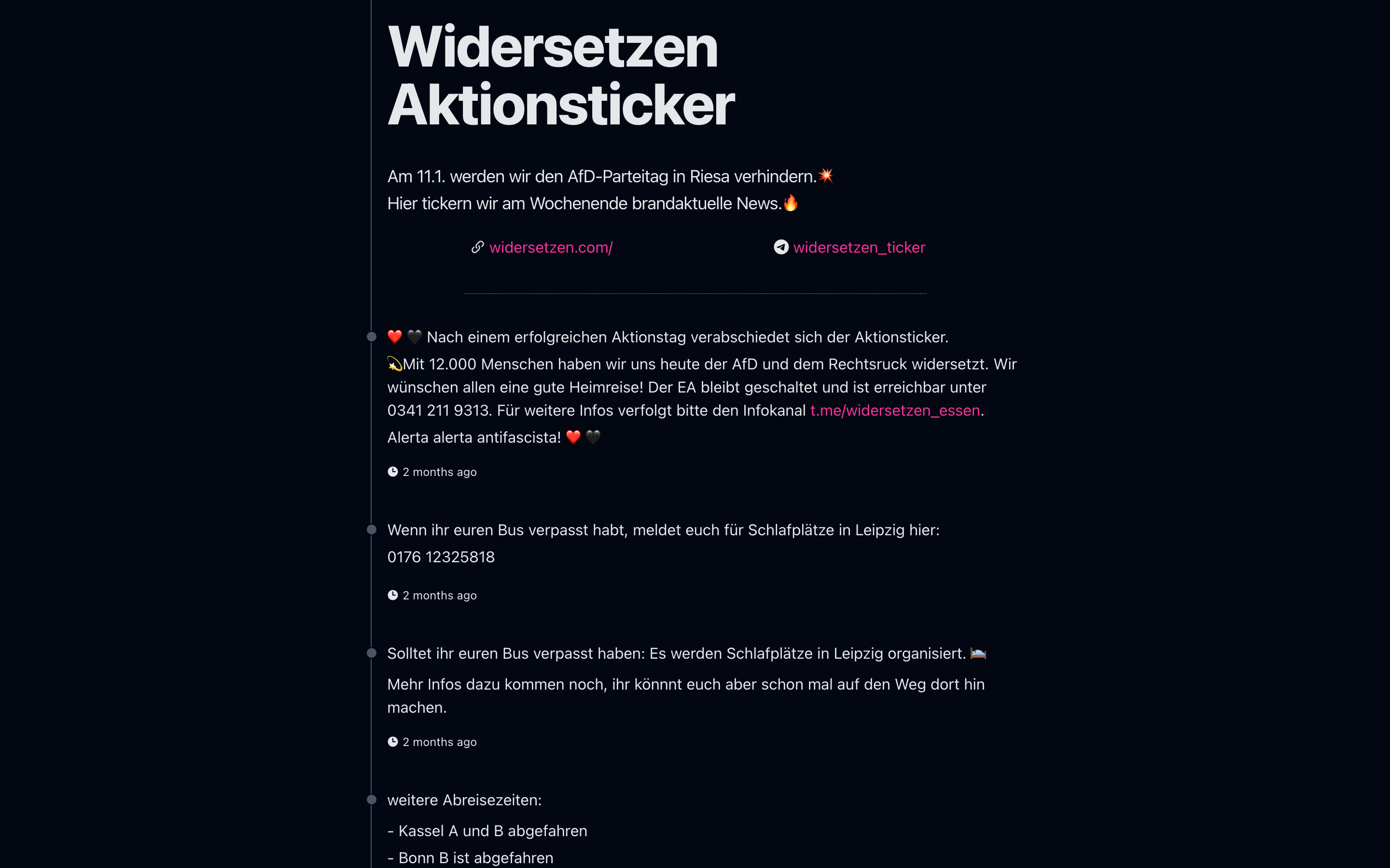 Ticker Frontend
